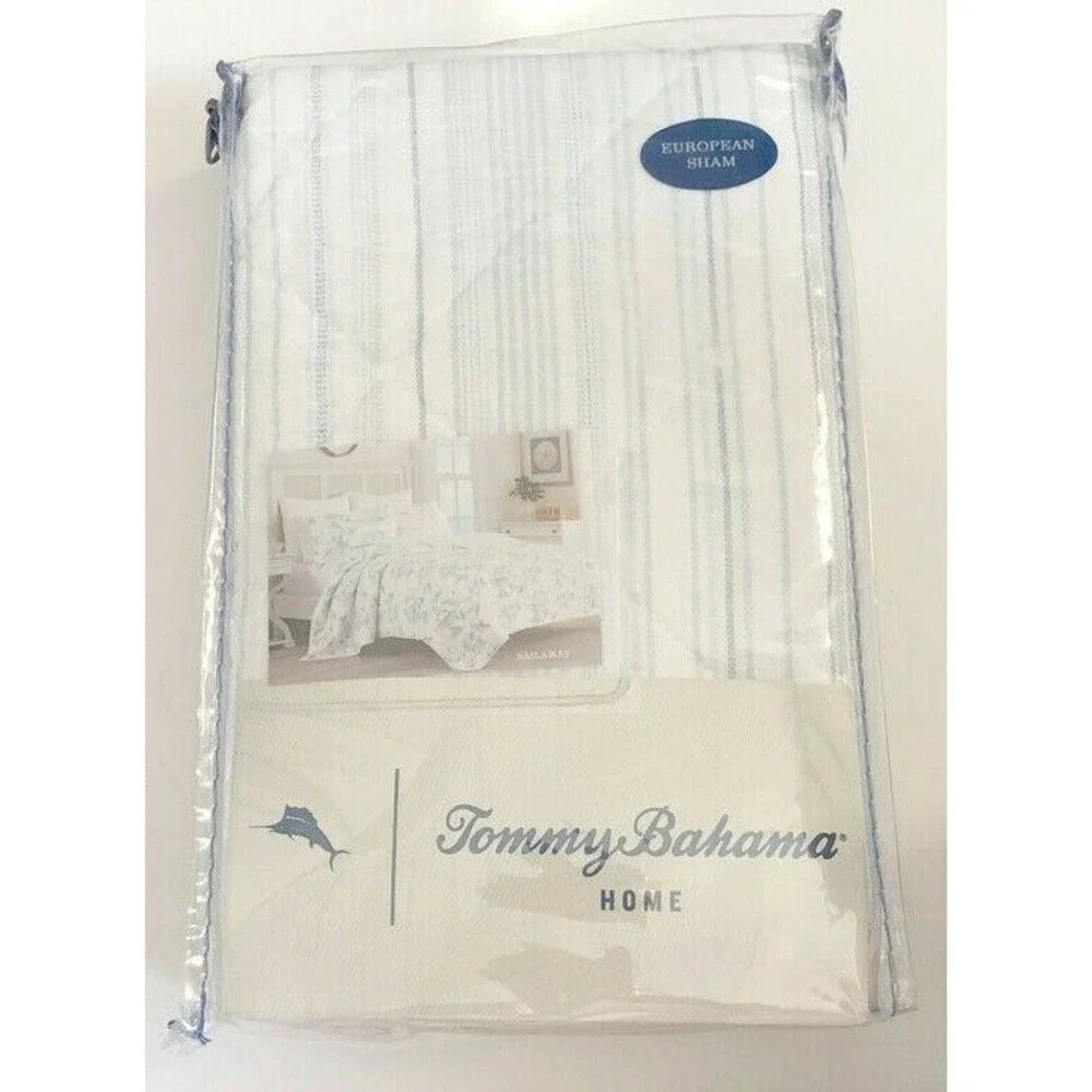 Tommy Bahama Sailaway Blue Pillow Euro Sham 26X26